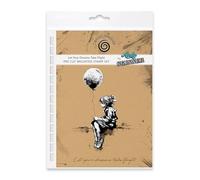 Cosmic Shimmer Set di timbri pretagliati in gomma di Andy Skinner & Katy Sue. Immagine 11,9 x 9,4 cm e citazione 1,2 x 8,9 cm per stampaggio, tecnica mista, diario artistico e creazione di biglietti