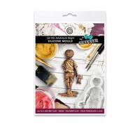 Cosmic Shimmer Stampo in silicone Let The Adventure Begin di Andy Skinner per artigianato. Utilizzare con argilla polimerica e ad asciugatura all'aria, resina, cera, porcellana fredda e altro ancora