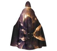 Cosmic Shining Planet - Mantello con cappuccio per adulti, comodo e resistente, per Halloween, Pasqua, Carnevale, Natale