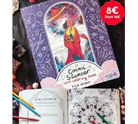 Cosmic Slumber Tarot Coloring Book - Ein interaktives Coloring- und Workbook für Tarot-Lovers (Tarotbuch Deutsch, Ausmalbuch für Erwachsene)