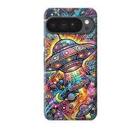 Cosmic Spaceship Psychedelic Art Case Cover Custodia per Google Pixel 10 Pro XL