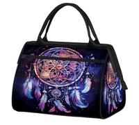 Cosmic Starry Sky Dream Catcher Borsa sportiva da viaggio per donne e uomini, borsone da viaggio di grande capacità, impermeabile, borsa da portare durante la notte, per palestra, viaggi, attività