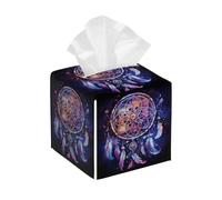 Cosmic Starry Sky Dream Catcher - Copertura in pelle impermeabile in PVC, portatovaglioli in pelle PVC, decorazione per tavolino, ufficio, camera da letto, cucina, bagno, auto