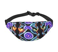 Cosmic Stars - Marsupio a tracolla grande, alla moda, da viaggio, casual, per ragazzi, adatto per sport, corsa, ciclismo, viaggi, pesca