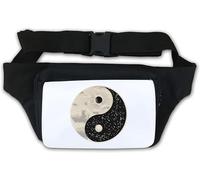 Cosmic Stars - Marsupio Yin e Yang con sole e luna, colore: Bianco