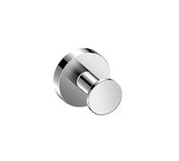 COSMIC Start Appendiabiti da parete con design circolare e contemporaneo. Gancio per asciugamani con fissaggio a vite. Accessorio in metallo per il bagno colore cromato