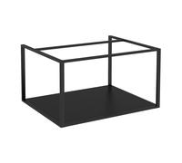 Cosmic The Grid sottostruttura con mensola fissa, 768001011036108, The Grid nero opaco [Mobili da Bagno > Mobili Complementari]