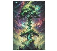 Cosmic Tree of Life Puzzle Games for Adults E Bambini - for Creativity And Mindfulness - Challenging Jigsaw Puzzles 1000 Pezzi for Family 78×53cm