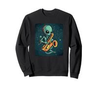 Cosmic Tunes da un divertente sassofono alieno Felpa