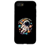 Cosmic Vibes Only Astronaut Space Planets Design Custodia per iPhone SE (2020) / 7/8