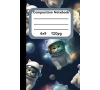 "Cosmic Whiskers: 120 Lined Notebook with Fluffy Astronaut Cats, Space Helmets & Galaxy Planets - Journal for Notes, Sketches & Stellar Adventures"