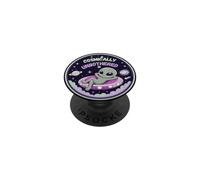 Cosmicamente Unbothered Alien Chilling Rilassarsi su un'astronave PopSockets PopGrip Adesivo