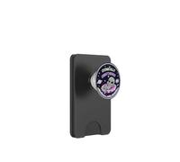 Cosmicamente Unbothered Alien Chilling Rilassarsi su un'astronave PopSockets PopWallet per MagSafe