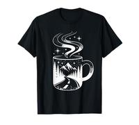 Cosmico Caffè Tazza Strada Chicchi Caffeina Espresso Barista Maglietta