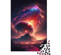 Cosmico Explosion Puzzle Aurora Ring 1000 Pezzi Carta Riciclata Per Adulti E Oltre I 12 Anni Puzzle Divertente Regalo E Attività Per La Casa 70x50cm/1000pcs