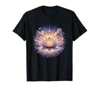 Cosmico Fiore di Loto Meditazione Risveglio Spirituale Maglietta