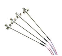 Cosmin Set di 4 Mini Lampade A LED da 3V per Modellini di Lampioni Stradali in ABS+Metallo, Adatte per Trenini Elettrici, Modellismo Ferroviario e Scene di Illuminazione per Tavoli di Sabbia.