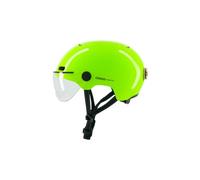 Cosmo Connected Cosmo Fusion, Casco da Bicicletta Unisex-Adulto, Giallo Fluo Lucido, Taglia Unica
