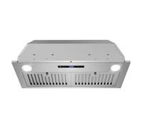 COSMO COS-30IRHS 30" Lumin Collection 380 CFM Cappa con inserto canalizzato, comandi touch, luci LED, acciaio inossidabile