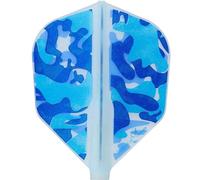 COSMO DARTS Piume Fit Flight Series Liquid Camo C Shape Blue