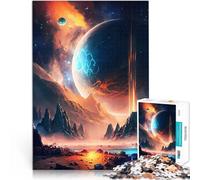 Cosmo di montagna vulcanica Puzzle da 1000 pezzi per adolescenti Per il divertimento in famiglia Giocattoli per la decorazione della casa 38x26cm