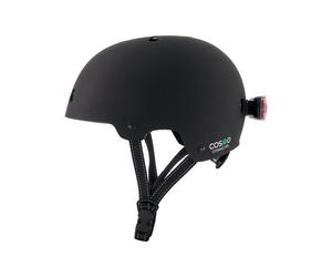 Cosmo Evasion - Casco di illuminazione posteriore per bicicletta intelligente e connesso - Luce di stop, rilevamento automatico delle cadute, condivisione del percorso - Nouvo