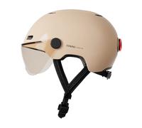 Cosmo Fusion - Casco di illuminazione posteriore per bicicletta intelligente e connesso - Luce di stop, rilevamento automatico delle cadute, condivisione del percorso - Nouvo