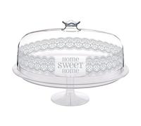 Cosmoplast Alzata (26x21cm) con coperchio dolci HOME SWEET HOME 1396