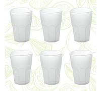 Set 6 bicchieri cocktail da 0,40 cl, impilabili, resistenti. 100% Made in Italy