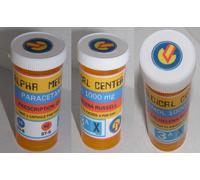 Cosmos 1999 2 Tubi Integratore Base Alpha Space Medical Centro Pill Bottiglie