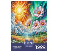 Cosmos Bipinnatus Puzzle Impossible 1000Pcs Decorazione Per La Casa. Rilassamento E Intelligence Per Adulti E Ragazzi Da 14 Anni 38x26cm/1000pcs