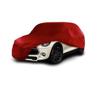 Cosmos - Copertura per auto da interno compatibile con tutte le principali City Car, Tessuto Elastico, Traspirante e Antipolvere, Morbido al Tatto, Aderente, Rosso