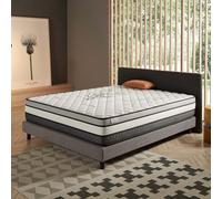 COSMOS - Materasso Matrimoniale 135x190 cm - Solar - Altezza 30 - Schiuma Memory HR, Blue Latex, Ergonomico, Solido, Ipoallergenico, Ventilato - Lato Invernale ed Estivo