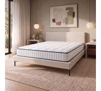 COSMOS - Materasso Relax-Fit 90x200 Memory Foam - Spessore 21 cm | Comfort Medio-Rigido - Blue Latex 7 Zone - Schiuma HR - Supporto Ottimale - Ideale Adolescenti/Bambini - Prodotto in Europa