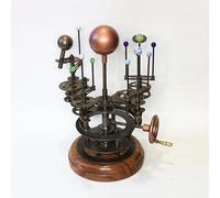 Cosmos Museum Antique Brass Orrery - Modello di sistema solare funzionale realizzato a mano | Tellurione di precisione per gli appassionati di astronomia, decorazione per casa e ufficio e regali