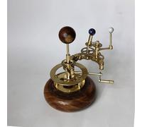 COSMOS MUSEUM Brass Orrery - Modello Sole, Terra e Luna | Sistema solare meccanico funzionale | Decorazione antica di lusso per casa, ufficio e biblioteca | Regalo astronomico per gli appassionati