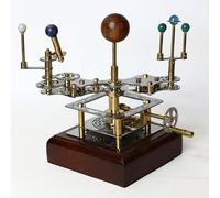 Cosmos Museum Grand Mechanical Orrery - Modello planetario di lusso in ottone e acciaio, arte artigianale del sistema solare con corpi celesti rotanti, regalo unico per appassionati e collezionisti di