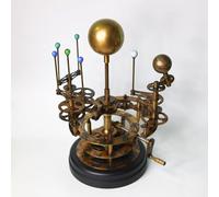 Cosmos Museum Orrery - Modello di sistema solare funzionale artigianale | Tellurione di precisione per gli appassionati di astronomia, regali scientifici ed elegante decorazione per casa e ufficio