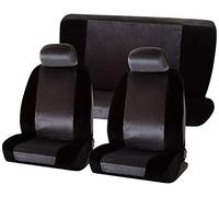 Cosmos Set Completo di CopriSedili per Auto con CopriPoggiatesta Separati per Migliorare Gli Interni del Veicolo Facile Installazione, Colore Nero, 1785303 Heritage