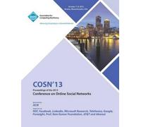 Cosn 13 Confere Cosn 13 Proceedings of the 2013 Conference on Online (Tascabile)