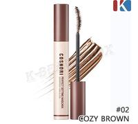 COSNORI Perfect Setting Waterproof Long & Curl Mascara 7ml #02 Cozy Brown NUOVO