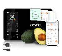 COSORI Bilancia digitale intelligente da cucina con calcolatrice nutrizionale, informazioni nutrizionali su schermo, app gratuita per il monitoraggio delle calorie e delle macro, scansione AI