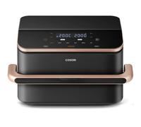 Cosori DualBlaze TwinFry Chef Edition 10L doppia vasca 2800W 35-240°C Sync & Match VeSync grigio scuro/rosa oro - Nouvo