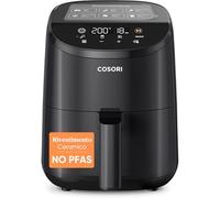 COSORI Friggitrice ad Aria 2 Litri, Air Fryer Portatile a Risparmio Energetico Con 30 Ricette Online, 4 Funzioni Con Riscaldamento, 97% Meno Olio, 75-205℃ Regolabile, Lavabile in Lavastoviglie, LI211
