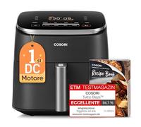 COSORI Friggitrice ad Aria Turbo Blaze 6L (1,36Kg), Air Fryer con DC Motore Tecnologia, 9 Funzioni & 5 Velocità della Ventola Automatica, 110 Ricette & 96 Tabelle di Cottura degli Ingredienti, 1725W