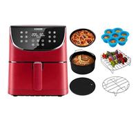 COSORI Friggitrice senza olio da 5,5 L, friggitrice ad aria calda con 11 programmi & Accessori Friggitrice ad Aria 5,5L, 6 Pezzi Accessori Airfryer Senza BPA