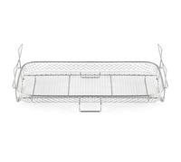 COSORI Griglia per Arrostire per 10 Litri Dual Blaze TwinFry, Accessori per Friggitrice ad Aria, Roasting Rack, Accessori per Forno, Microonde, Vapore, 36,8 * 18,8 * 11,6 (4,6) cm, Altezza Regolabile