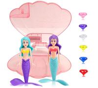 COSORO Giocattoli per Immersioni subacquee Sirena, Accessori per la Piscina, Formazione di Giochi di Immersione, Piccola Sirena, Accessori per Feste, Regali per Ragazze, Ragazzi e Bambini (Pinkger)
