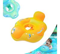COSORO Salvagente Neonato Arancione 2-6 Anni con Seggiolino,Piscina Mare Salvagente Bambini Gonfiabile Galleggiante Ciambella con Mutandina,Baby Pool Float,Anello Galleggiante Nuoto