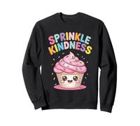 Cospargi la gentilezza Carina Amante del Cupcake Kawaii Felpa